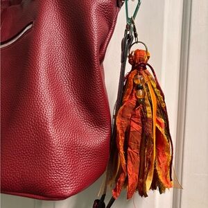 Orange and Brown Purse Decoration